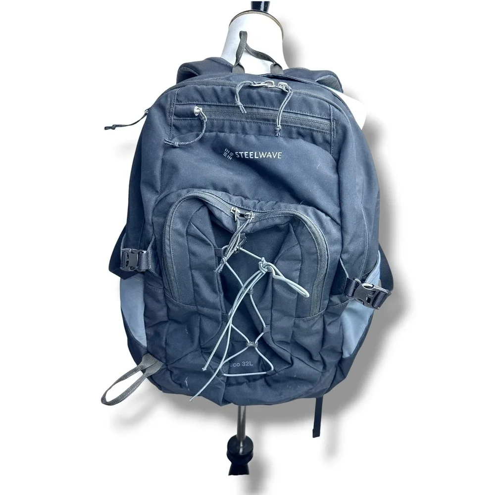 Patagonia Chacabuco 32L Backpack Unisex OS Black Steelwave Logo